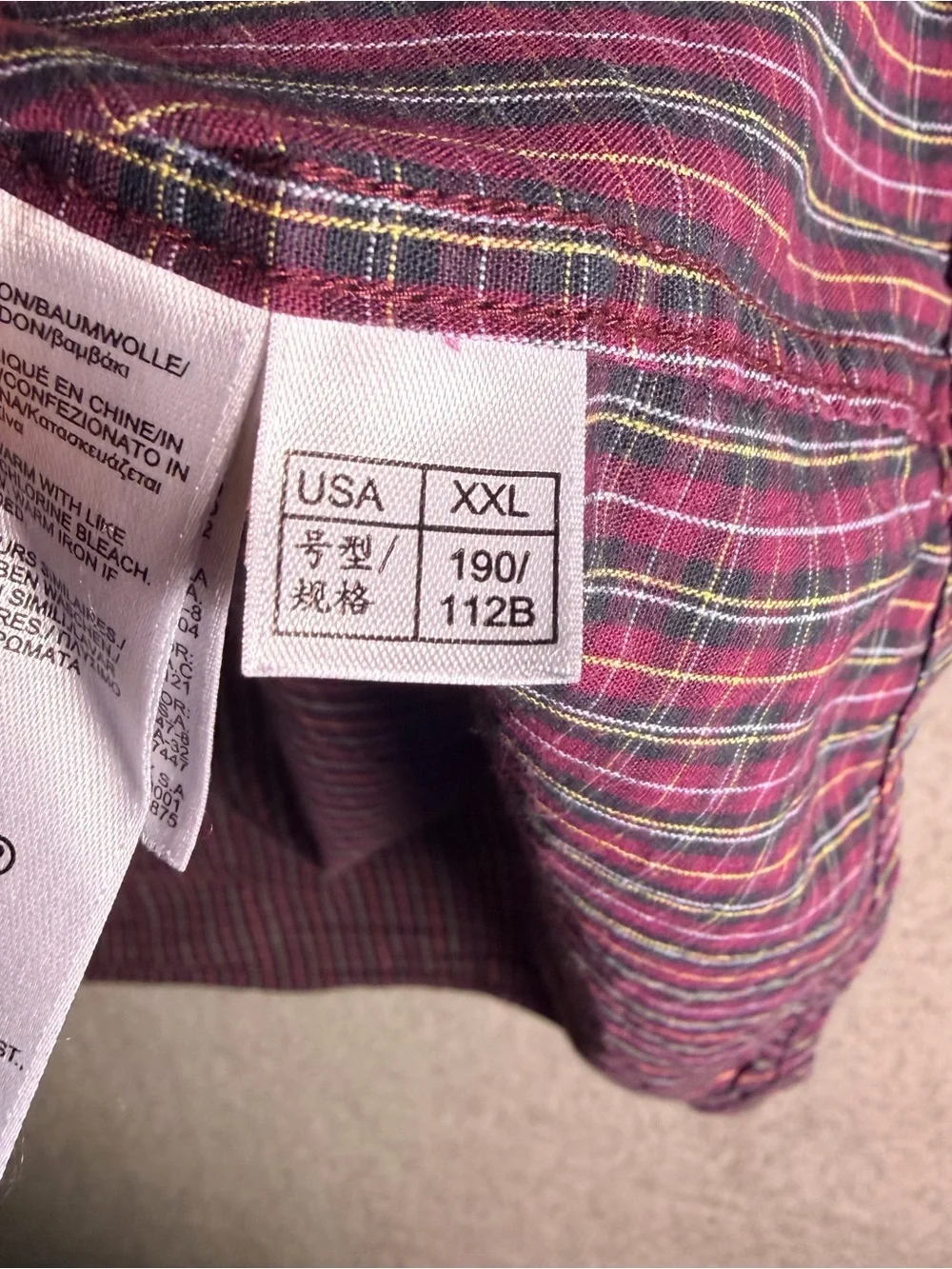 Brooks Brothers 346 The Orginal Polo Shirt Men’s XXL Red Plaid Button Down